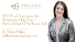 99.5% of Tax Laws Are Written to Help You—Here’s What CPAs Won’t Tell