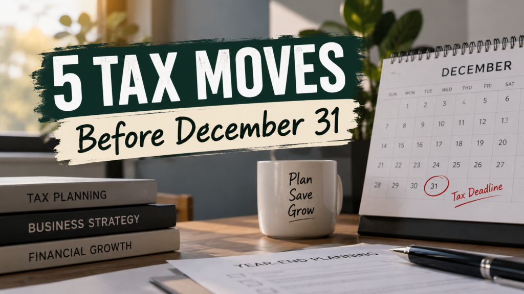 Year-end tax planning for business owners