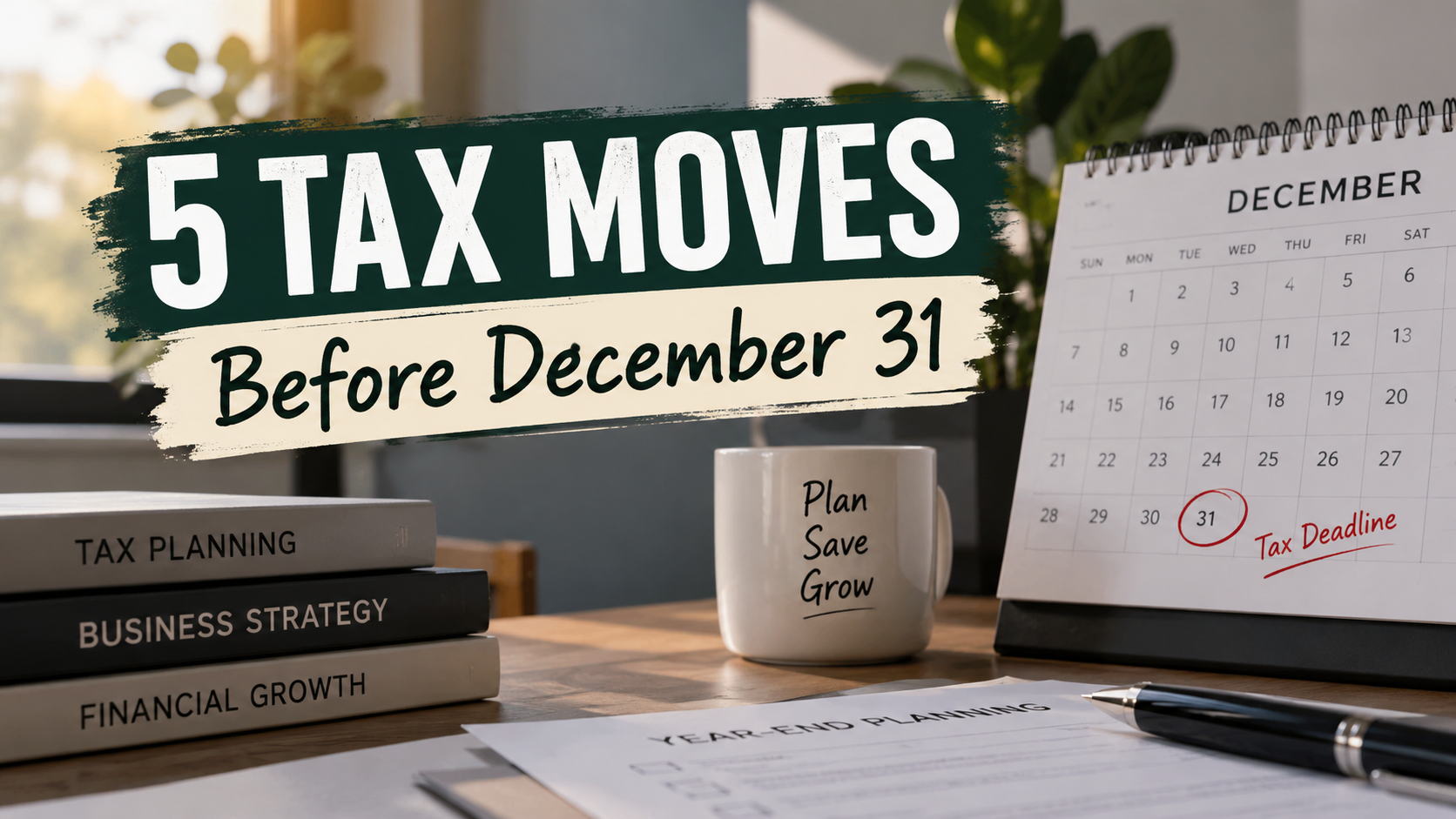 Year-end tax planning for business owners