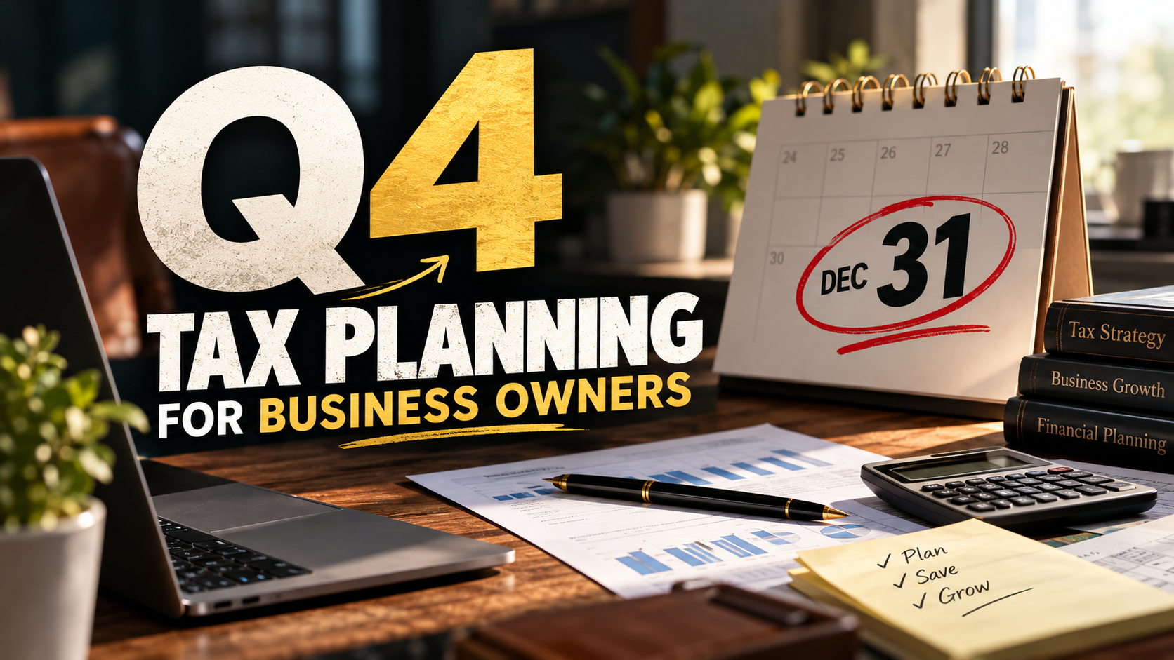 Q4 tax planning checklist for business owners before December 31